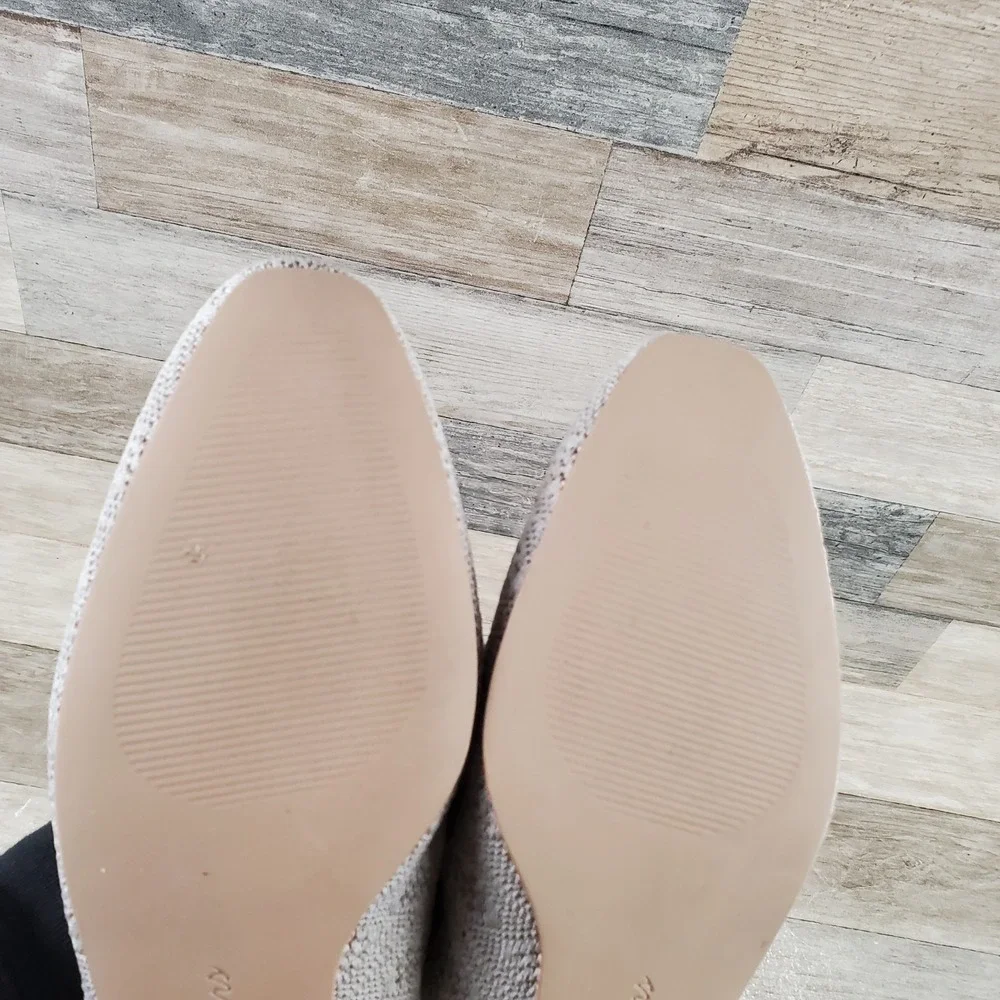 Skechers Cleo Snip Sweet Time Womens Flats Sz 10 Taupe Beige Slingback Round Toe